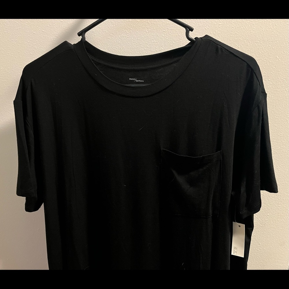 NWT! Black Daily Ritual T Shirt Dress